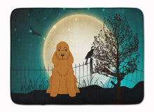 Load image into Gallery viewer, Halloween Scary Cocker Spaniel Red Machine Washable Memory Foam Mat BB2285RUG