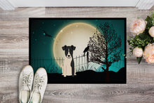 Load image into Gallery viewer, Halloween Scary Smooth Fox Terrier Doormat - 24x36 Decorative Floor Mat – Indoor/Outdoor Rug with Artistic Flair BB2288JMAT