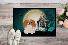 Load image into Gallery viewer, Halloween Scary Pekingnese Red White Doormat - 24x36 Decorative Floor Mat – Indoor/Outdoor Rug with Artistic Flair BB2293JMAT