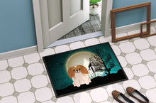 Load image into Gallery viewer, Halloween Scary Pekingnese Red White Doormat - 24x36 Decorative Floor Mat – Indoor/Outdoor Rug with Artistic Flair BB2293JMAT