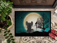 Load image into Gallery viewer, Halloween Scary Chinese Crested Black Doormat - 24x36 Decorative Floor Mat – Indoor/Outdoor Rug with Artistic Flair BB2302JMAT