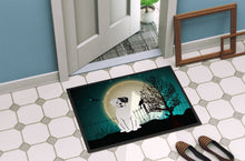 Load image into Gallery viewer, Halloween Scary White Boxer Cooper Doormat - 24x36 Decorative Floor Mat – Indoor/Outdoor Rug with Artistic Flair BB2304JMAT