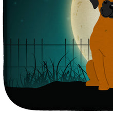 Load image into Gallery viewer, Halloween Scary Fawn Boxer Dish Drying Mat – Absorbent, Artistic Kitchen Essentials BB2305DDM
