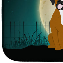 Load image into Gallery viewer, Halloween Scary Flashy Fawn Boxer Dish Drying Mat – Absorbent, Artistic Kitchen Essentials BB2306DDM