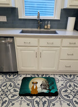 Load image into Gallery viewer, Halloween Scary Flashy Fawn Boxer Machine Washable Memory Foam Mat BB2306RUG