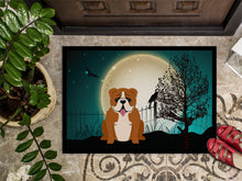 Load image into Gallery viewer, Halloween Scary  English Bulldog Red White Doormat - 24x36 Decorative Floor Mat – Indoor/Outdoor Rug with Artistic Flair BB2310JMAT