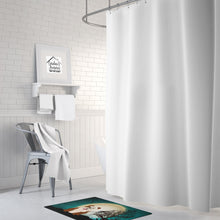 Load image into Gallery viewer, Halloween Scary  English Bulldog Brindle White Machine Washable Memory Foam Mat BB2311RUG