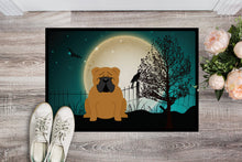 Load image into Gallery viewer, Halloween Scary  English Bulldog Red Doormat - 24x36 Decorative Floor Mat – Indoor/Outdoor Rug with Artistic Flair BB2312JMAT