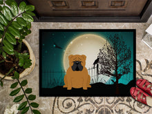 Load image into Gallery viewer, Halloween Scary  English Bulldog Red Doormat - 24x36 Decorative Floor Mat – Indoor/Outdoor Rug with Artistic Flair BB2312JMAT