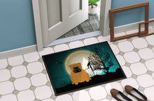 Load image into Gallery viewer, Halloween Scary  English Bulldog Red Doormat - 24x36 Decorative Floor Mat – Indoor/Outdoor Rug with Artistic Flair BB2312JMAT