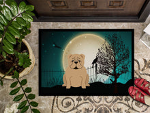 Load image into Gallery viewer, Halloween Scary  English Bulldog Fawn Doormat - 24x36 Decorative Floor Mat – Indoor/Outdoor Rug with Artistic Flair BB2314JMAT