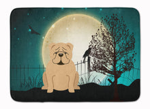 Load image into Gallery viewer, Halloween Scary  English Bulldog Fawn Machine Washable Memory Foam Mat BB2314RUG