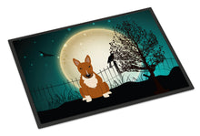 Load image into Gallery viewer, Halloween Scary Bull Terrier Red Doormat - 24x36 Decorative Floor Mat – Indoor/Outdoor Rug with Artistic Flair BB2324JMAT