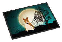 Load image into Gallery viewer, Halloween Scary Bull Terrier Red White Doormat - 24x36 Decorative Floor Mat – Indoor/Outdoor Rug with Artistic Flair BB2325JMAT