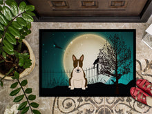 Load image into Gallery viewer, Halloween Scary Bull Terrier Dark Brindle Doormat - 24x36 Decorative Floor Mat – Indoor/Outdoor Rug with Artistic Flair BB2326JMAT