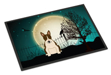 Load image into Gallery viewer, Halloween Scary Bull Terrier Dark Brindle Doormat - 24x36 Decorative Floor Mat – Indoor/Outdoor Rug with Artistic Flair BB2326JMAT