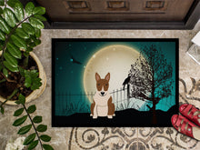 Load image into Gallery viewer, Halloween Scary Bull Terrier Brindle Doormat - 24x36 Decorative Floor Mat – Indoor/Outdoor Rug with Artistic Flair BB2327JMAT