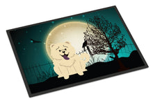 Load image into Gallery viewer, Halloween Scary Chow Chow White Doormat - 24x36 Decorative Floor Mat – Indoor/Outdoor Rug with Artistic Flair BB2330JMAT
