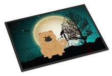 Load image into Gallery viewer, Halloween Scary Chow Chow Cream Doormat - 24x36 Decorative Floor Mat – Indoor/Outdoor Rug with Artistic Flair BB2334JMAT