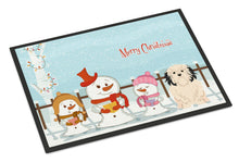 Load image into Gallery viewer, Merry Christmas Carolers Lowchen Doormat - 24x36 Decorative Floor Mat – Indoor/Outdoor Rug with Artistic Flair BB2350JMAT