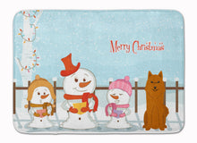 Load image into Gallery viewer, Merry Christmas Carolers Karelian Bear Dog Machine Washable Memory Foam Mat BB2353RUG