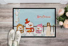 Load image into Gallery viewer, Merry Christmas Carolers Borzoi Doormat - 24x36 Decorative Floor Mat – Indoor/Outdoor Rug with Artistic Flair BB2354JMAT