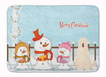Load image into Gallery viewer, Merry Christmas Carolers South Russian Sheepdog Machine Washable Memory Foam Mat BB2355RUG