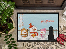 Load image into Gallery viewer, Merry Christmas Carolers Black Russian Terrier Doormat - 24x36 Decorative Floor Mat – Indoor/Outdoor Rug with Artistic Flair BB2357JMAT