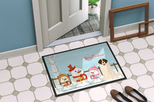 Load image into Gallery viewer, Merry Christmas Carolers Moscow Watchdog Doormat - 24x36 Decorative Floor Mat – Indoor/Outdoor Rug with Artistic Flair BB2358JMAT
