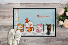 Load image into Gallery viewer, Merry Christmas Carolers Manchester Terrier Doormat - 24x36 Decorative Floor Mat – Indoor/Outdoor Rug with Artistic Flair BB2359JMAT