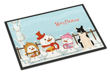 Load image into Gallery viewer, Merry Christmas Carolers Russo-European Laika Spitz Doormat - 24x36 Decorative Floor Mat – Indoor/Outdoor Rug with Artistic Flair BB2360JMAT