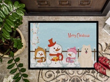 Load image into Gallery viewer, Merry Christmas Carolers Samoyed Doormat - 24x36 Decorative Floor Mat – Indoor/Outdoor Rug with Artistic Flair BB2361JMAT