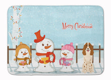 Load image into Gallery viewer, Merry Christmas Carolers Russian Spaniel Machine Washable Memory Foam Mat BB2362RUG