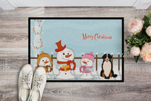 Load image into Gallery viewer, Merry Christmas Carolers Bernese Mountain Dog Doormat - 24x36 Decorative Floor Mat – Indoor/Outdoor Rug with Artistic Flair BB2367JMAT