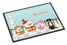 Load image into Gallery viewer, Merry Christmas Carolers Greater Swiss Mountain Dog Doormat - 24x36 Decorative Floor Mat – Indoor/Outdoor Rug with Artistic Flair BB2368JMAT