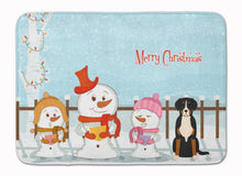 Load image into Gallery viewer, Merry Christmas Carolers Greater Swiss Mountain Dog Machine Washable Memory Foam Mat BB2368RUG