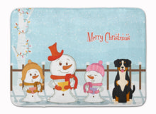 Load image into Gallery viewer, Merry Christmas Carolers Entlebucher Machine Washable Memory Foam Mat BB2369RUG