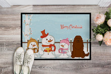Load image into Gallery viewer, Merry Christmas Carolers Caucasian Shepherd Dog Doormat - 24x36 Decorative Floor Mat – Indoor/Outdoor Rug with Artistic Flair BB2381JMAT