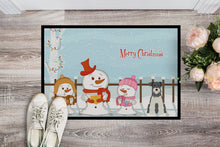 Load image into Gallery viewer, Merry Christmas Carolers Miniature Schanuzer Salt and Pepper Doormat - 24x36 Decorative Floor Mat – Indoor/Outdoor Rug with Artistic Flair BB2385JMAT