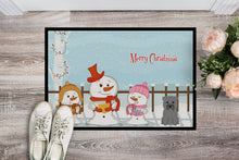 Load image into Gallery viewer, Merry Christmas Carolers Glen of Imal Grey Doormat - 24x36 Decorative Floor Mat – Indoor/Outdoor Rug with Artistic Flair BB2390JMAT