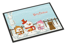 Load image into Gallery viewer, Merry Christmas Carolers Glen of Imal Tan Doormat - 24x36 Decorative Floor Mat – Indoor/Outdoor Rug with Artistic Flair BB2391JMAT