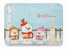 Load image into Gallery viewer, Merry Christmas Carolers Irish Wolfhound Machine Washable Memory Foam Mat BB2396RUG