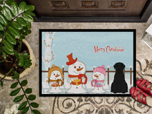 Load image into Gallery viewer, Merry Christmas Carolers Giant Schnauzer Doormat - 24x36 Decorative Floor Mat – Indoor/Outdoor Rug with Artistic Flair BB2397JMAT