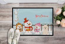 Load image into Gallery viewer, Merry Christmas Carolers Bichon Frise Doormat - 24x36 Decorative Floor Mat – Indoor/Outdoor Rug with Artistic Flair BB2406JMAT