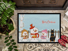 Load image into Gallery viewer, Merry Christmas Carolers Beauce Shepherd Dog Doormat - 24x36 Decorative Floor Mat – Indoor/Outdoor Rug with Artistic Flair BB2411JMAT