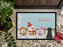 Load image into Gallery viewer, Merry Christmas Carolers Briard Black Doormat - 24x36 Decorative Floor Mat – Indoor/Outdoor Rug with Artistic Flair BB2412JMAT