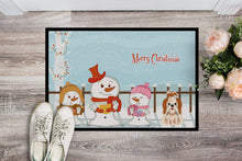 Load image into Gallery viewer, Merry Christmas Carolers Shih Tzu Red White Doormat - 24x36 Decorative Floor Mat – Indoor/Outdoor Rug with Artistic Flair BB2418JMAT