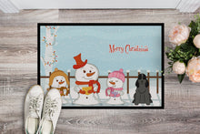 Load image into Gallery viewer, Merry Christmas Carolers Cocker Spaniel Black Doormat - 24x36 Decorative Floor Mat – Indoor/Outdoor Rug with Artistic Flair BB2423JMAT