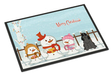 Load image into Gallery viewer, Merry Christmas Carolers Cocker Spaniel Black Doormat - 24x36 Decorative Floor Mat – Indoor/Outdoor Rug with Artistic Flair BB2423JMAT