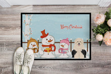 Load image into Gallery viewer, Merry Christmas Carolers Old English Sheepdog Doormat - 24x36 Decorative Floor Mat – Indoor/Outdoor Rug with Artistic Flair BB2427JMAT